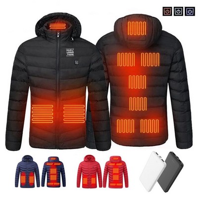 Heated Jacket Coat with Battery