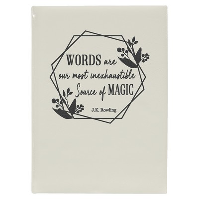 Leatherette Journal with Lined Notepad