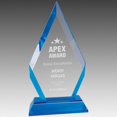 Frosted Base Diamond Impress Acrylic