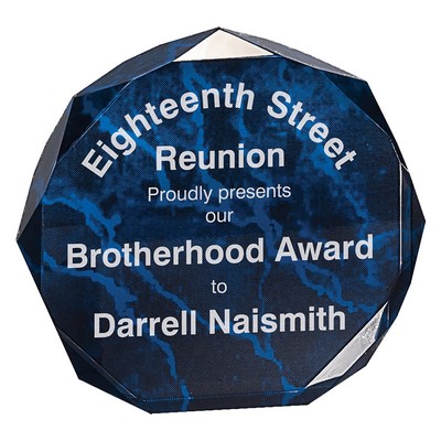 Octagon Acrylic Award