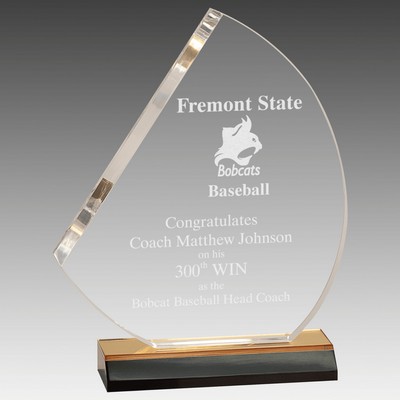 Sail Acrylic with Mirror Base