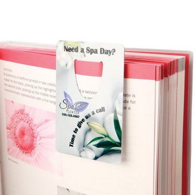 Aluminum Book Mark w/Radius Corners