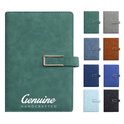 A5 Reusable Leather Notebook