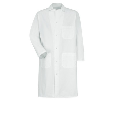 Red Kap Food Processing - Unisex Gripper-Front Exterior Chest Pocket 44.75" Butcher Frock