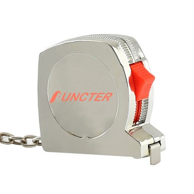 1 Meter Electroplated Steel Tape Measure Dual Scale (Metric & Imperial) In Multiple Colors