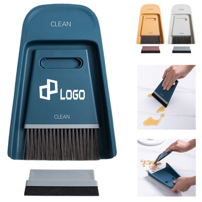 Plastic Desktop Detachable Dustpan And Broom Set