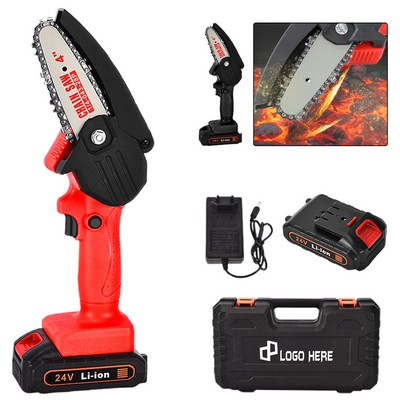 Battery Power Portable Handheld Garden Chainsaw