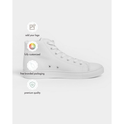 Women's All-Over Print Hightop Canvas Shoe