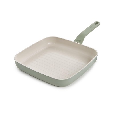 BergHoff Leo Balance Ns Ceramic Grill Pan 10", Recycled Aluminum, Sage