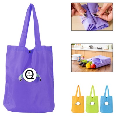 Snap Button Shopping Bag