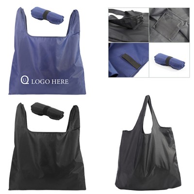Foldable 190T Polyester Shopping Bag