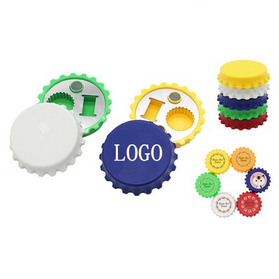 Bottle Cap Shaped Magnetic Opener