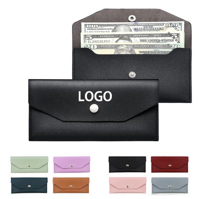 PU Leather Ultrathin Cash Wallets For Women