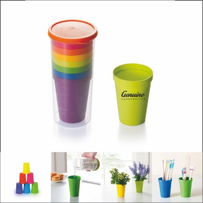 9oz Stackable Plastic Cup