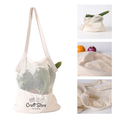 Cotton Mesh Tote Bag
