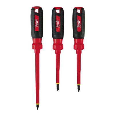 Milwaukee 3Pc Insulated Screwdriver Set