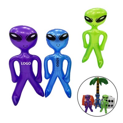 16" Custom PVC Inflatable Party Fun Alien Toy