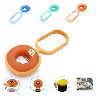3-in-1 Silicone Bottle Jar Beverage Opener