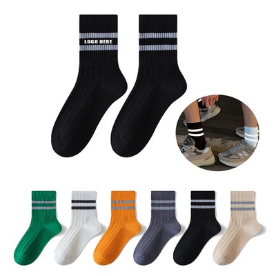 Cotton Pair Reflective Socks