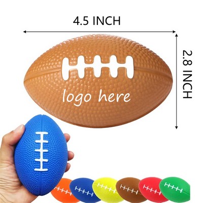 Pu Rugby Shape Stress Foam Sport Ball