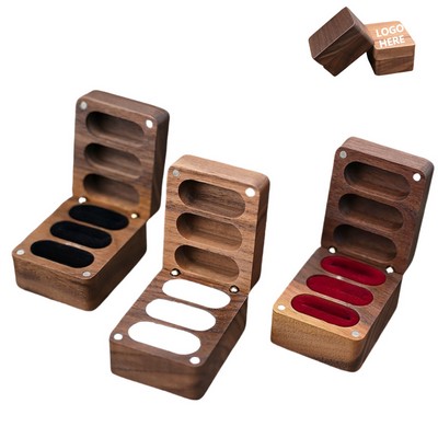 Walnut Wood Ring Box