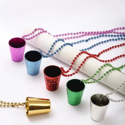 Shot Glass Pendant Necklace