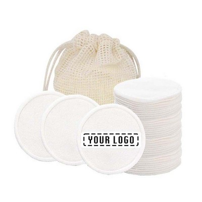 Bamboo Cotton Makeup Removal Pad - 30 PCS