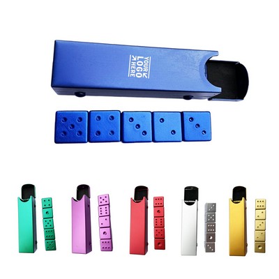 Alloy Box With Dice Set