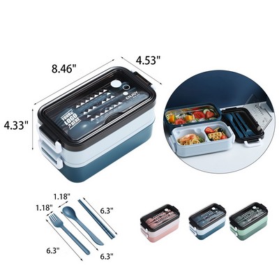 Double Layer Insulated Lunch Box Set