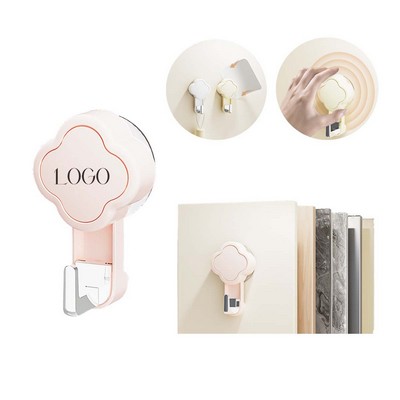 Bathroom Non-Perforated Swivel Vacuum Suction Cup Hooks