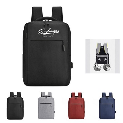 Commuting Laptop Backpack with USB Port