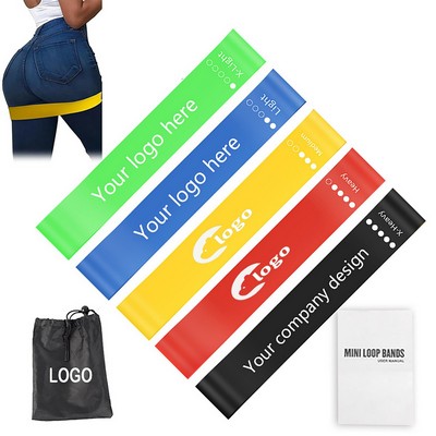 TPE Yoga Resistance Bands Set Elastic Bands for Home Gym