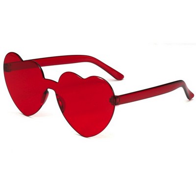 Heart Shape No Frame Glasses