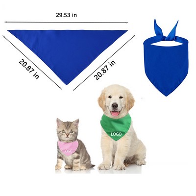 Custom Polyester Towel Dog Bandana