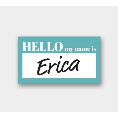 Rectangle - Removable Writeable Matte Sticker - 3.5" x 2"