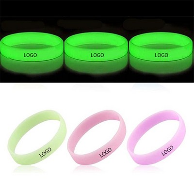 Custom Sport Rubber Night Light Full Color Concert Party Wristband