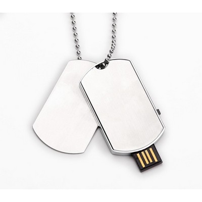 256 MB Dog Tag USB Flash Drive