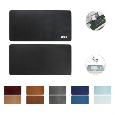 Reversible PU and Cork Desk Mat