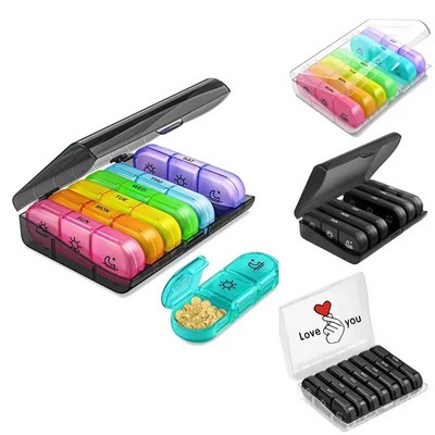 7 Days 21 Grids Pill Box