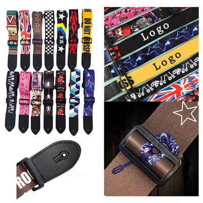 Leather Head Guitar Strap