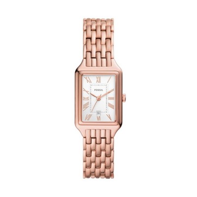 Raquel Three-Hand Date Rose Gold-Tone Stainless Steel Watch