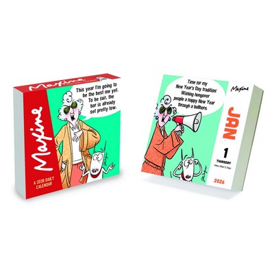 2026 Maxine Daily Desktop Calendar