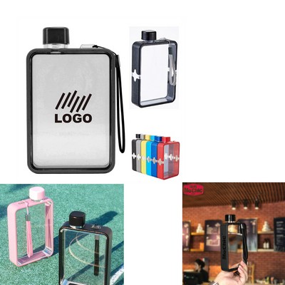 Creative A5-Sized Square Flat Water Bottle