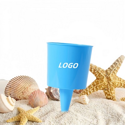 Outdoor Beach Mug Beach Storage Tool Plastic Cup Holder