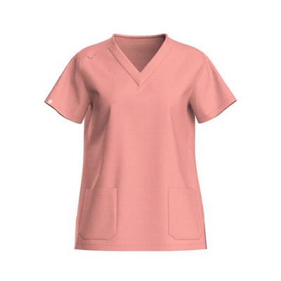 Vel Harmony Ladies 2-Pocket V-Neck Scrub Top