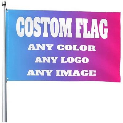 3'x5' Double Sided Digitally Printed Knitted Polyester Flags