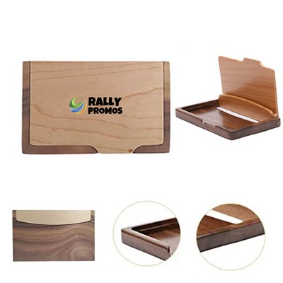 Wooden Business Card Holder