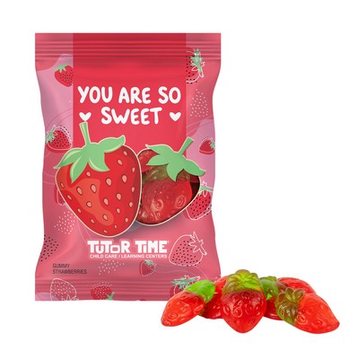 4 oz. Full Color Digibag™ with Gummy Strawberries