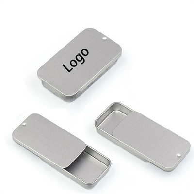 Slide Lid Tin Box