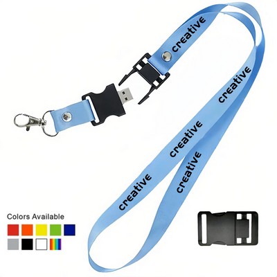Lanyard With USB Drive - 8G